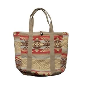 Faherty Southwestern Multicolor Tote Bag Beach Grocery Casual